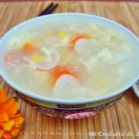 14. SOPA DE MAIZ CON BOCA DE MAR