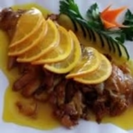 92. PATO CON SALSA DE NARANJA Y COINTREAU