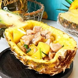 89. POLLO CON PIÑA