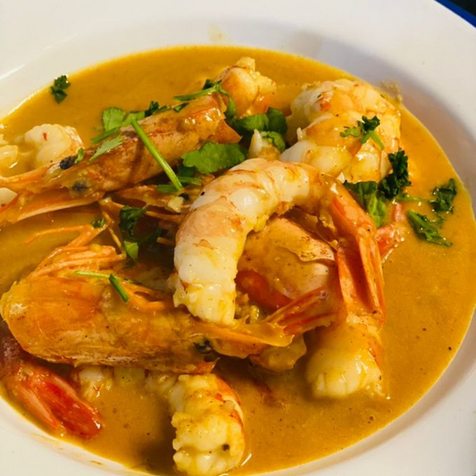 40. GAMBAS CON SALSA DE CURRY