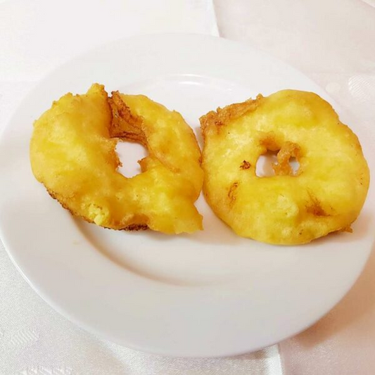 MANZANA FRITA FLAMBEADA